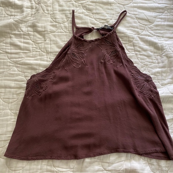 Purple Crop Tank - Picture 1 of 2